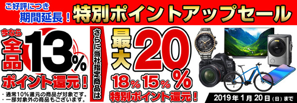 特別ポイント還元セール