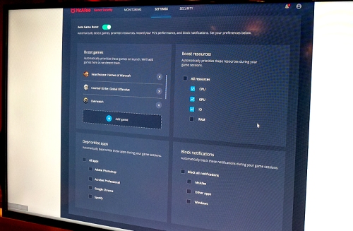 McAfee Gamer Security