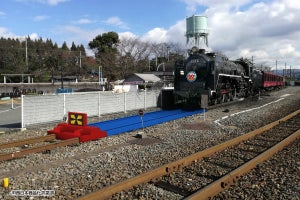 京都鉄道博物館「SLスチーム号」実物大プラレールに!? 60周年祝う