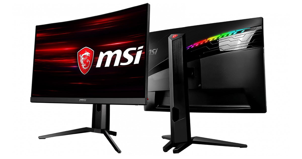 MSI、FreeSync対応の27型曲面ディスプレイにMystic Light対応モデル