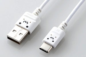 ケーブル径3mm以下の極細USB Type-Cケーブル、USB-IF認証も
