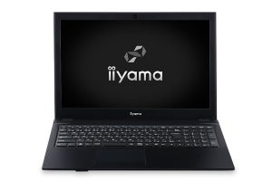 iiyama PC、10万円を切るSSD＋光学ドライブ内蔵15.6型ノートPC