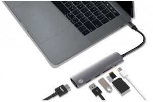 「MacBook」などに6つのインタフェースを追加できるUSBハブ