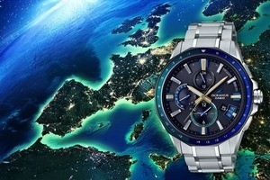 カシオ、宇宙から見た地球を表現したBluetooth・GPS搭載ウオッチ「OCEANUS」