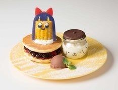 ポプテピ サンリオ コラボカフェ ポプ子を崩して食べる麺や竹輪房ドリンクも マイナビニュース