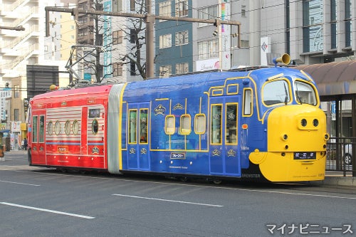 岡山電気軌道 おかでんチャギントン電車 など3車両の撮影会実施 マイナビニュース