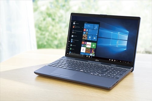 富士通の15 6型ノート Lifebook Ah 新モデル マイク倍増で音声認識強化 マイナビニュース