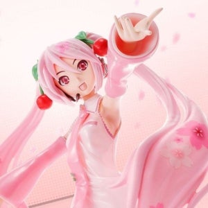 桜ミクがプラモデルになって登場、髪に浮かぶ桜の花模様はマーキングシールで再現