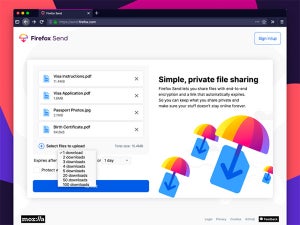 Mozilla、最大2.5GBの無料ファイル転送サービス「Firefox Send」正式提供
