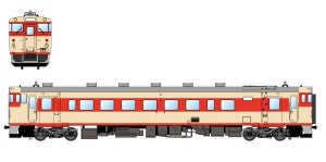 道南いさりび鉄道キハ40形、最後のJR標準色車両が旧国鉄急行形塗色に