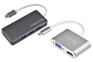 SilverStone、映像出力が可能なUSB Type-Cアダプタを2モデル