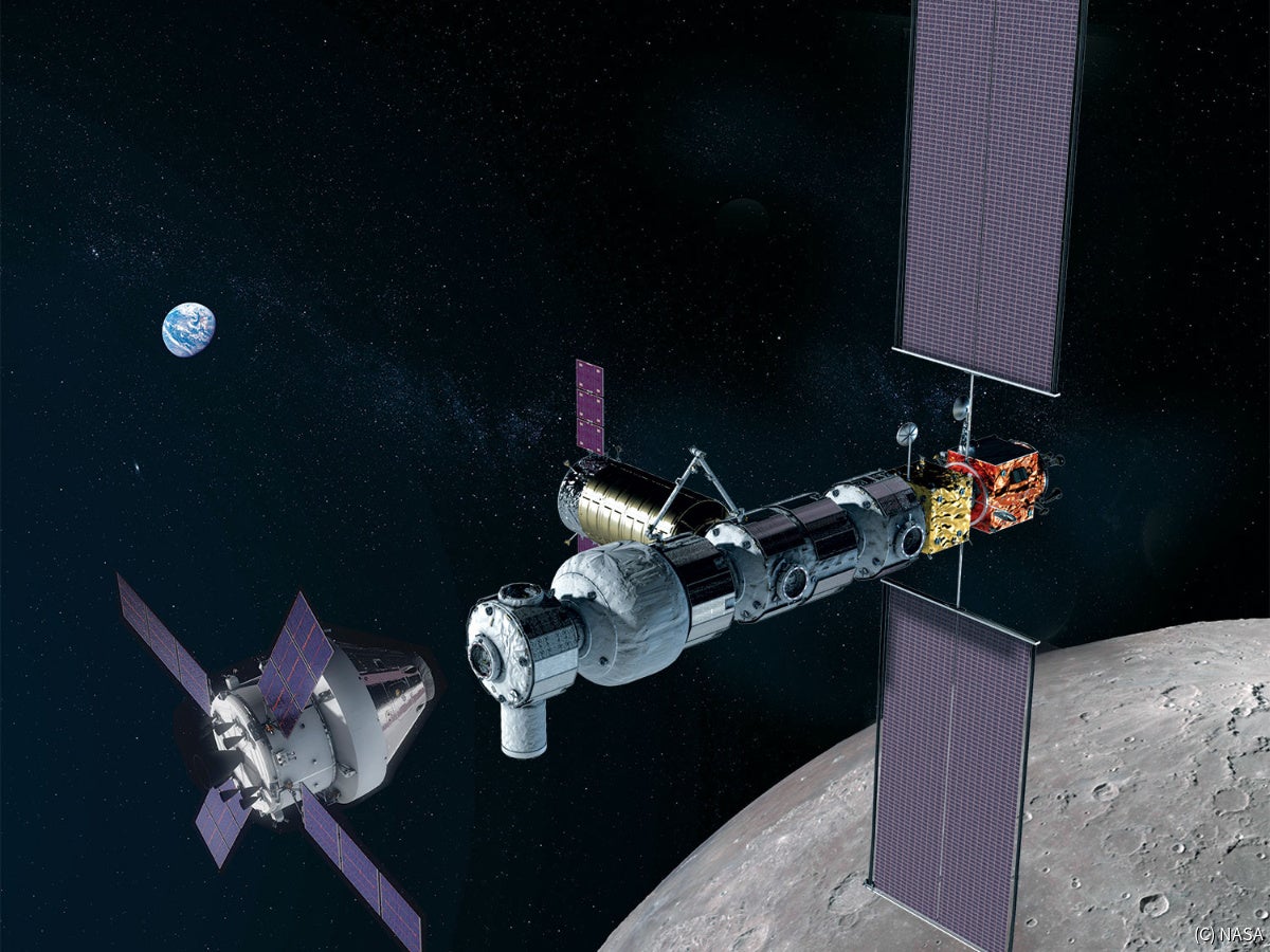 月軌道プラットフォーム・ゲートウェイの想像図