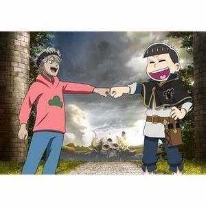 『ブラッククローバー』と『えいがのおそ松さん』のコラボビジュアル公開