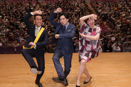 中村勘九郎、生田斗真、武内陶子アナウンサー