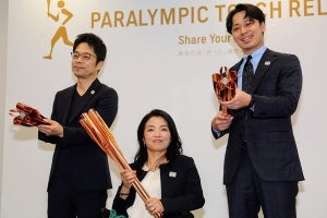 東京2020パラリンピックの聖火リレートーチが発表 - 聖火ランナーは3人1組