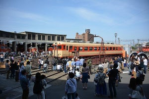 JR西日本、津山まなびの鉄道館「扇形こどもまつり」4/27から開催