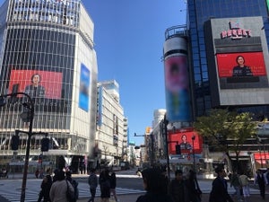 天海祐希、渋谷駅前ビジョンをジャック! 特別映像が限定放映