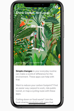 App Storeのアースディ特集