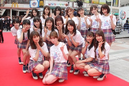 Nmb48に沖縄のファン歓声 レッドカーペットで笑顔はじける マイナビニュース