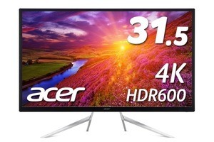 日本エイサー、DisplayHDR 600対応の31.5型4K液晶ディスプレイ