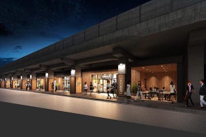 東急電鉄、新丸子～武蔵小杉間の高架下に飲食店の商業施設オープン