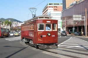 長崎電気軌道「路面電車の日」記念、明治電車168号を6/7記念運行