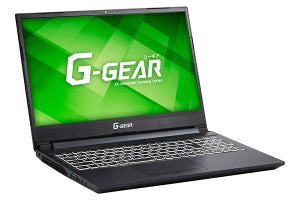 G-GEAR、GeForce RTX 2060搭載の15.6型ゲーミングノートPC