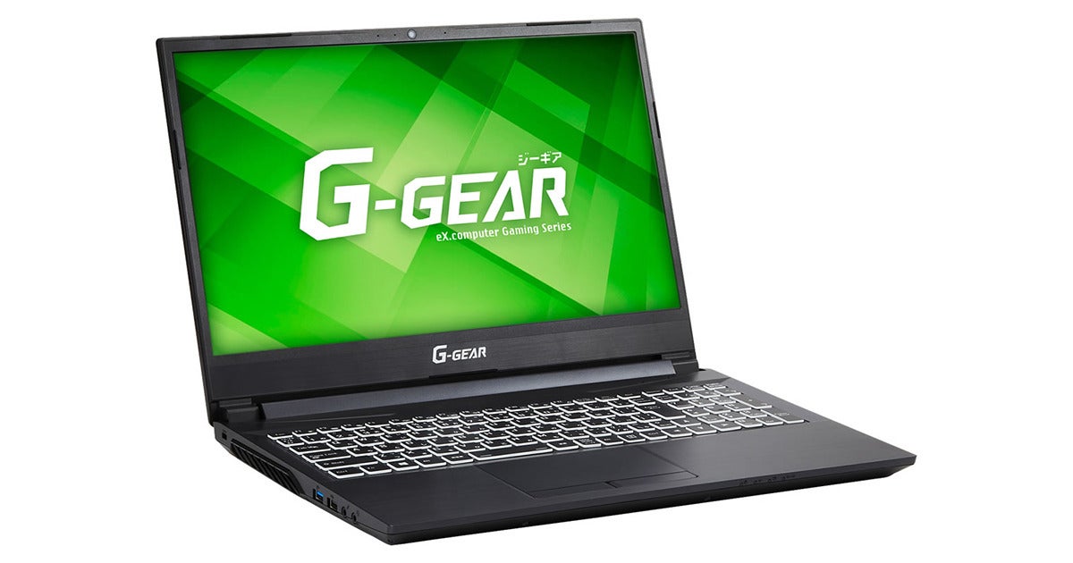 G-GEAR、GeForce RTX 2060搭載の15.6型ゲーミングノートPC | マイナビニュース