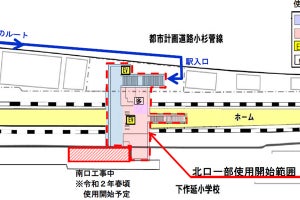 JR東日本、津田山駅北口と中野島駅臨時改札口は6月から使用開始へ