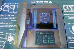 ASUSがI/O可変、7インチOLED搭載のコンセプトマザー「Prime Utopia」公開