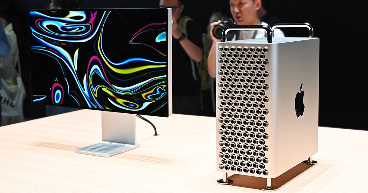 新「Mac Pro」の実機を見た！ 個性的なデザインに目を奪われる | マイ