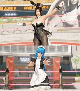 『DEAD OR ALIVE 6』に不知火舞とクーラ・ダイアモンドが参戦、バニーやメイドコスも配信