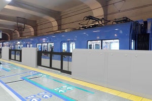 阪神電気鉄道、神戸三宮駅に可動式ホーム柵 - 2021年春までに完成