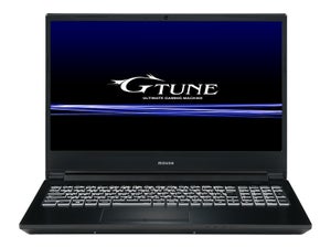 G-Tune、Intel Core i7-9750H搭載の15.6型ゲーミングノートPC