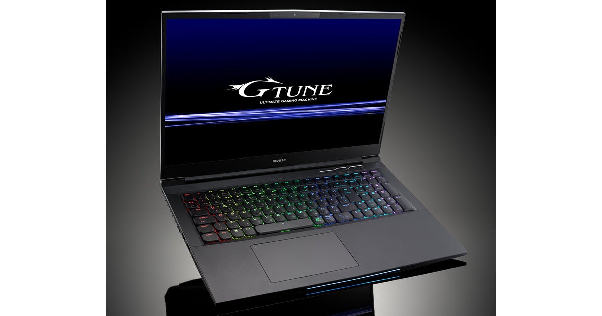 G-Tune、Core i7-9750HとGeForce RTX 2070を搭載した17.3型ゲーミング