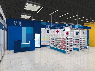 「東京2020 オフィシャルショップ 広島店 店舗イメージ」