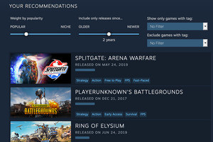 Steam、遊んで面白いゲームが見つかるオススメ機能、数十億プレイをAI分析