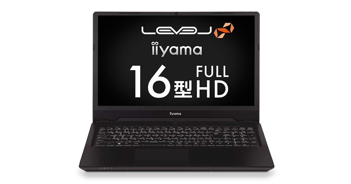 iiyama PC、Core i7-9750HとGeForce GTX 2060の16.1型ゲーミングノート | マイナビニュース