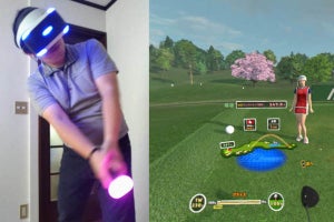 スイングの気持ちよさを誰でも味わえる 爽快ゴルフゲーム『みんなのGOLF VR』