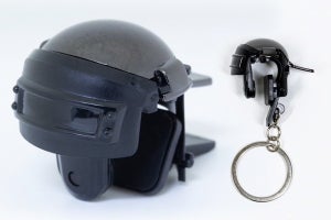 荒野をサバイブ! 特殊部隊ヘルメット調のスマホゲーム用射撃ボタン