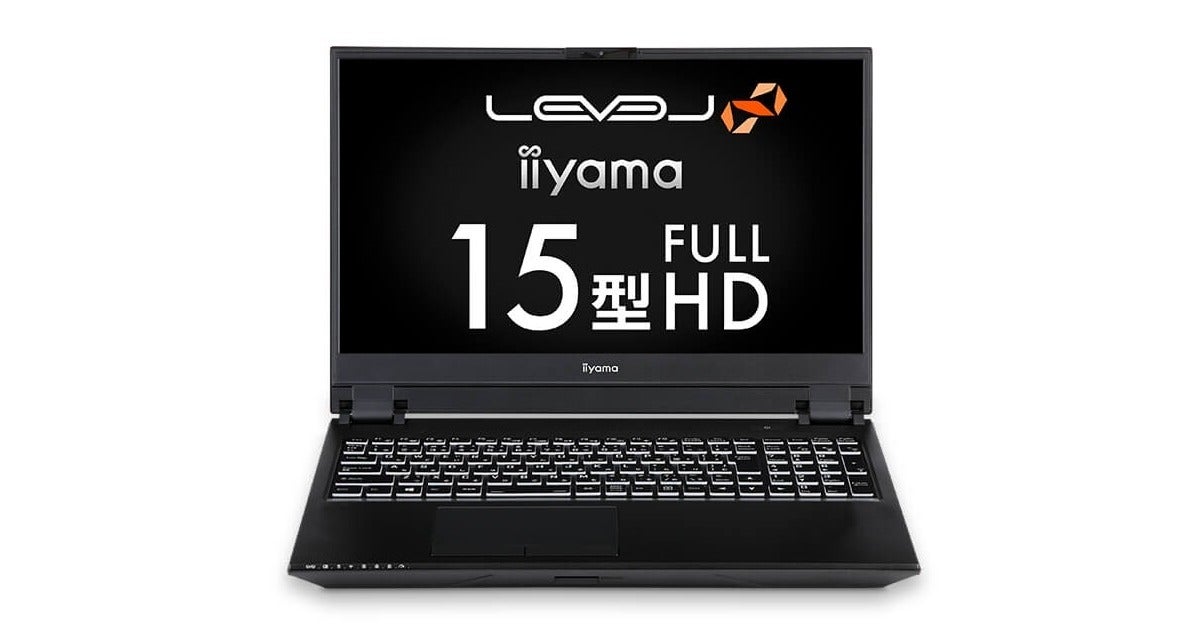 iiyama、Core i7-9750HとGeForce RTX 2070の144Hz対応15.6型ノートPC