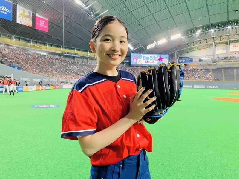 なつぞら 福地桃子 札幌ドームで始球式 じいちゃん 帰ってきたよ マイナビニュース