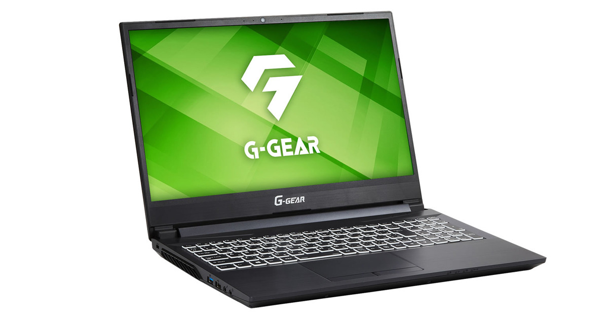 G-GEAR、Core i7-9750HとGeForce RTX 2060搭載のゲーミングノート | マイナビニュース