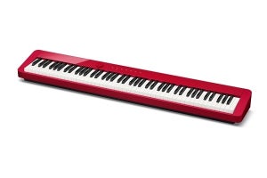 カシオ、鮮やかレッドが映えるスリムな電子ピアノ「PX-S1000」