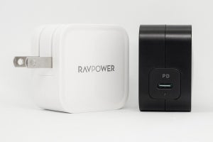 RAVPower、窒化ガリウム技術を使った61W出力のUSB PD対応充電器