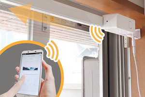 スマホの操作で窓を開閉できるIoT家電「ムーブウィンドウ」　サンコー