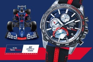 カシオ×Scuderia Toro Rosso - メタルウオッチ「EDIFICE」コラボモデル