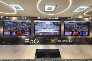 ソフトバンクが5Gでバスケの8K映像を伝送、東京2020に向けて準備を進める