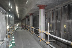 虎ノ門ヒルズ駅の建設現場を公開「UR×東京メトロメディアツアー」