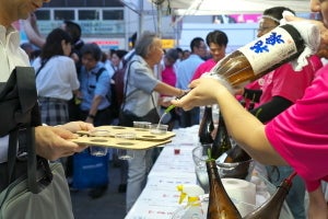 7年連続金賞受賞数日本一! SL広場で「ふくしまの酒まつり」開催